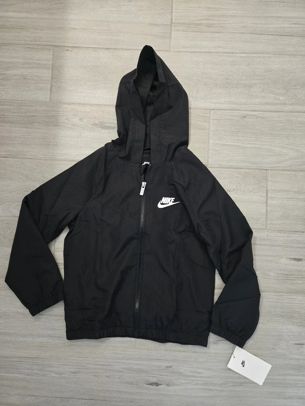 Nike Kids Split Futura Raglan Windrunner Hooded Jacket Size 7 Little Kid